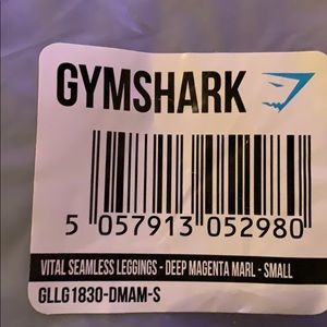 Gymshark Pants - Gymshark vital seamless leggings Deep magenta Sm Gymshark Pants - Gymshark vital seamless leggings Deep magenta Sm